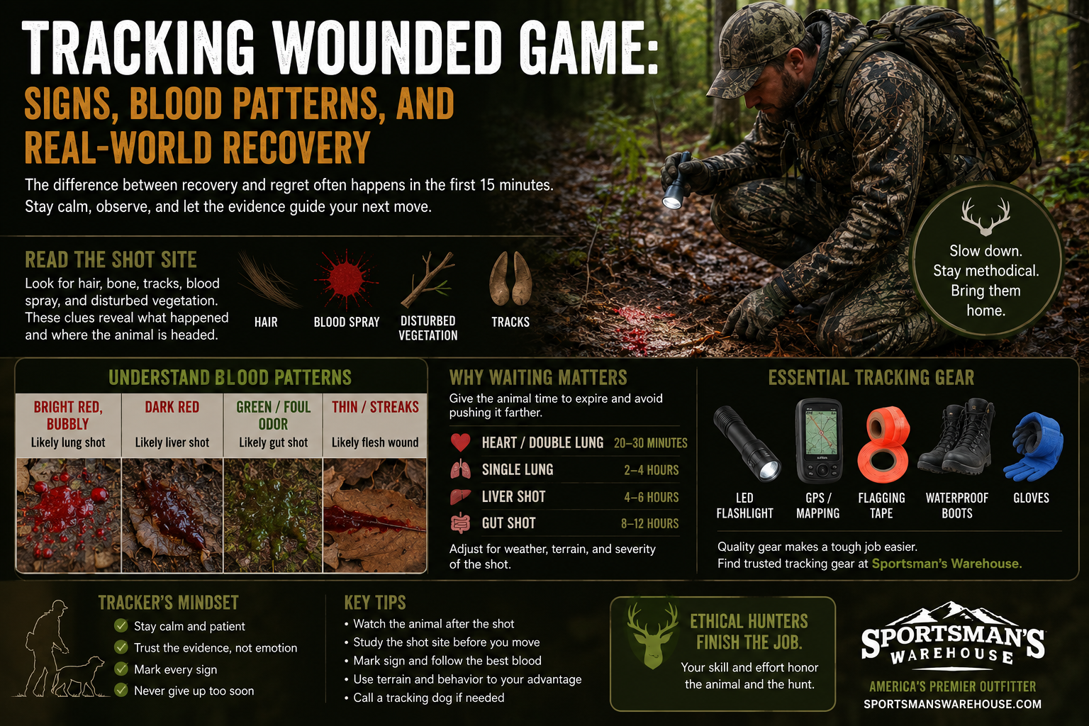 Tracking Wounded Game: Signs, Blood Patterns, and Real-World Recovery
