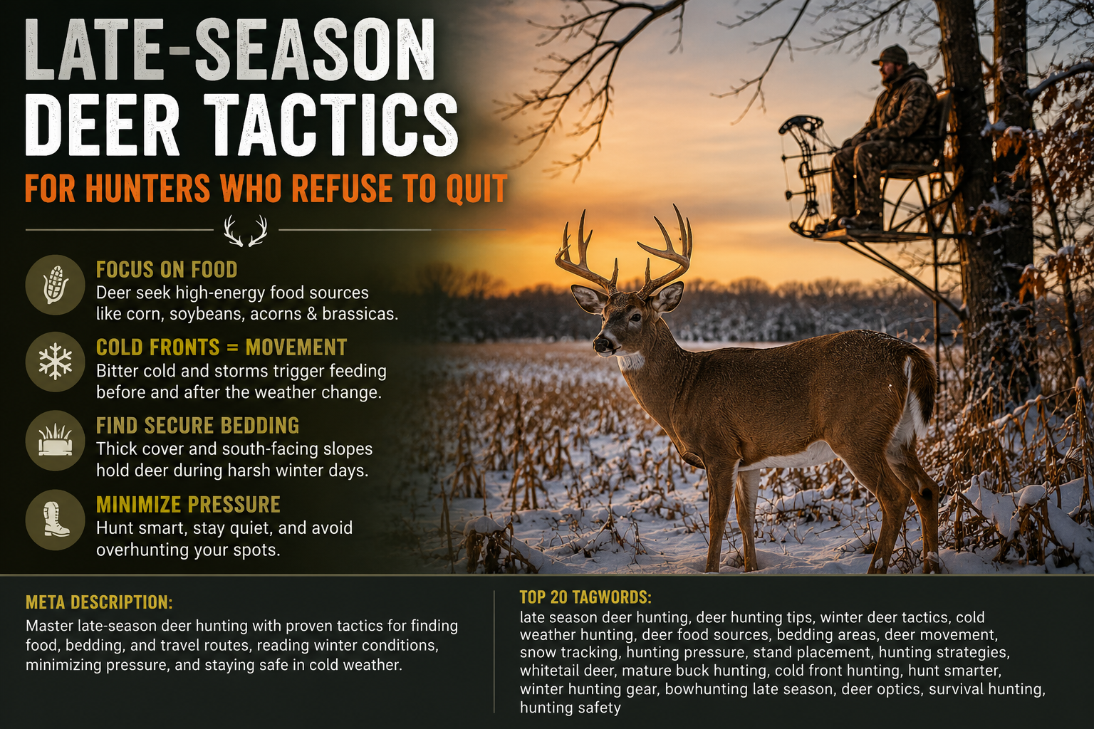 Late-Season Deer Tactics for Hunters Who Refuse to Quit